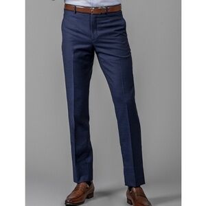 NWT Paul Betenly Super 120's Vantage Wool Slim Fit Dress Pant